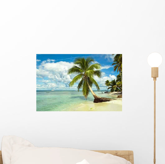 Tropical Beach Wall Decal Design 3