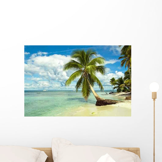 Tropical Beach Wall Decal Design 3
