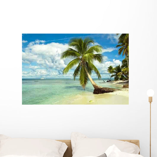 Tropical Beach Wall Decal Design 3