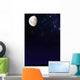 Moon Night Sky Wall Decal