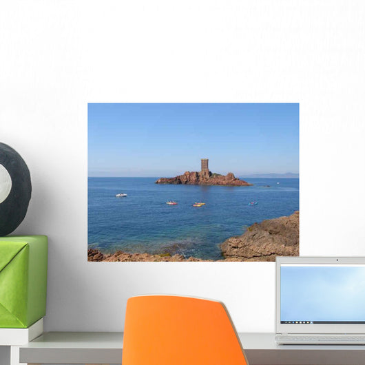 Island Golden Esterel Wall Decal