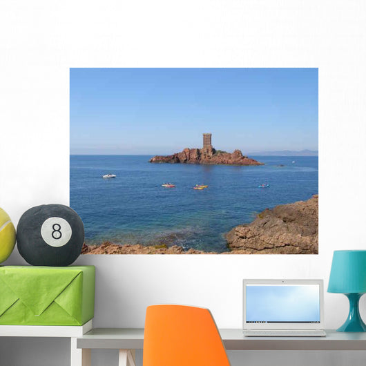 Island Golden Esterel Wall Decal