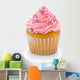 Pink Cupcake Wall Decal Design 1