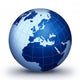 World Globe Wall Decal