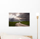 Road Crosses Prairie Covered Wall Decal
