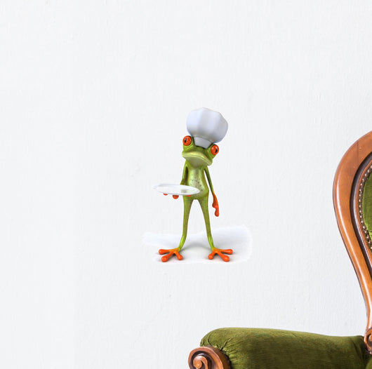 Frog Chef Wall Decal