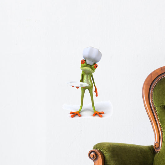 Frog Chef Wall Decal