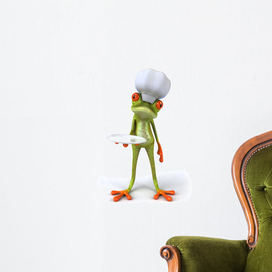 Frog Chef Wall Decal