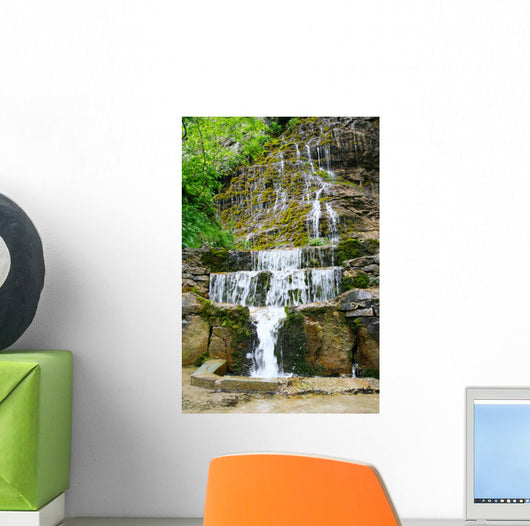 Waterfall Spring Season Wall Decal