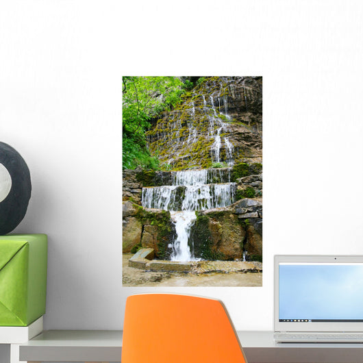 Waterfall Spring Season Wall Decal