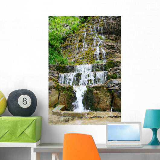 Waterfall Spring Season Wall Decal