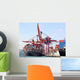 Fully Loaded Container Ship Wall Decal