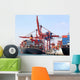 Fully Loaded Container Ship Wall Decal