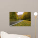 Beautiful Curved Autumn Road Wall Decal