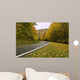 Beautiful Curved Autumn Road Wall Decal