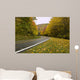 Beautiful Curved Autumn Road Wall Decal