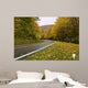 Beautiful Curved Autumn Road Wall Decal