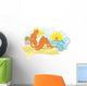 Tropical Beach Wall Decal Design 2