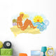 Tropical Beach Wall Decal Design 2