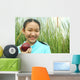 Healthy Girl Wall Decal