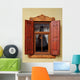 Stylish Window with Shutters Wall Decal