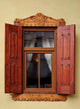Stylish Window with Shutters Wall Decal