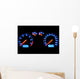 Glowing Dashboard Wall Decal