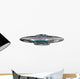 Vintage Ugo Alien Spaceship Wall Decal
