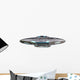 Vintage Ugo Alien Spaceship Wall Decal