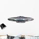 Vintage Ugo Alien Spaceship Wall Decal
