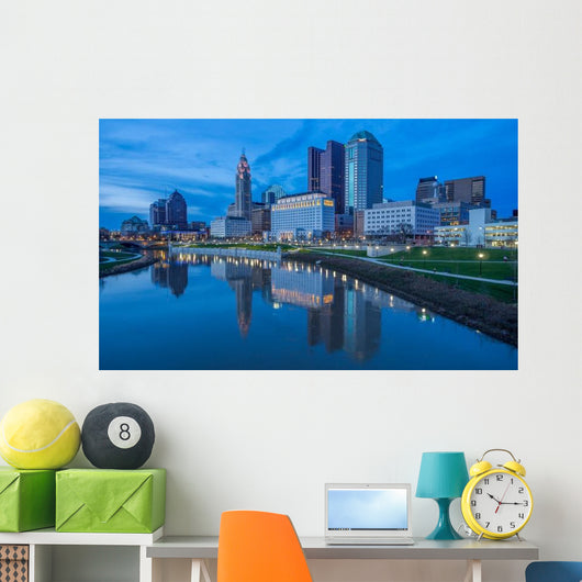 Columbus Ohio Skyline Wall Decal