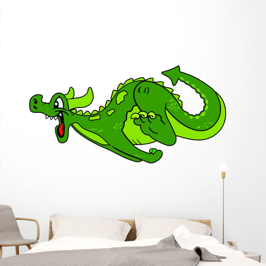 Running Dragon Wall Decal