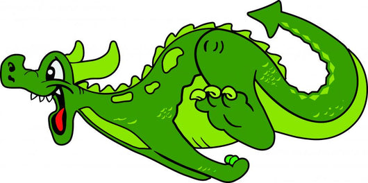 Running Dragon Wall Decal