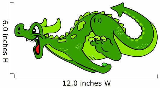 Running Dragon Wall Decal