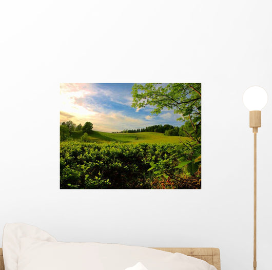 Green Pastures Wall Decal