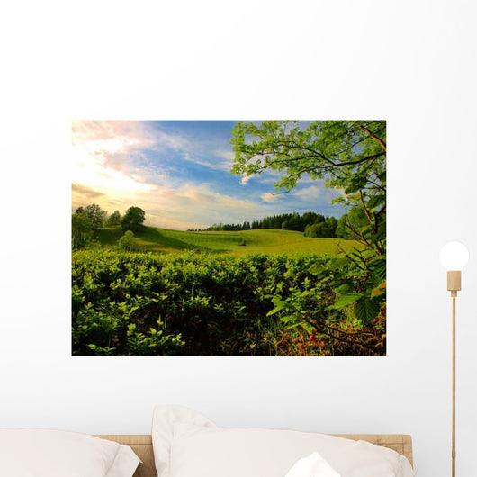 Green Pastures Wall Decal