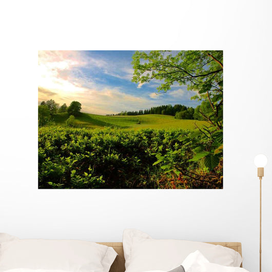 Green Pastures Wall Decal