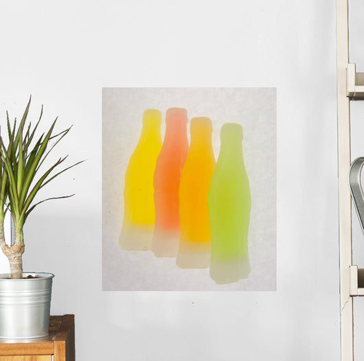 Wax Bottles Wall Decal