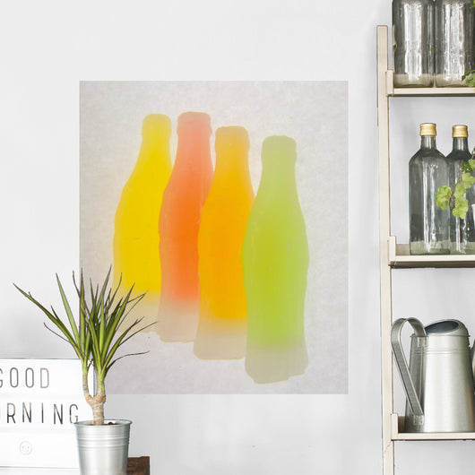 Wax Bottles Wall Decal