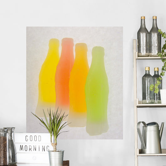 Wax Bottles Wall Decal