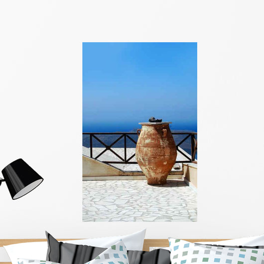 Vase Balcony Wall Decal