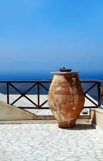 Vase Balcony Wall Decal