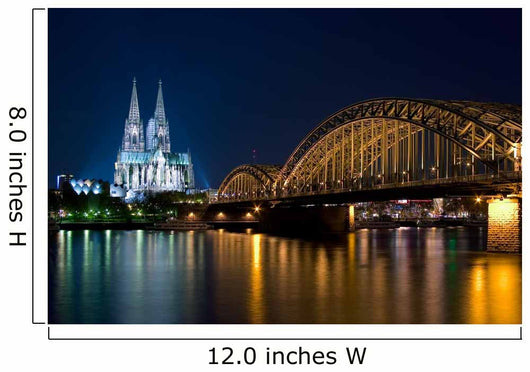 Cologne Hohenzollern Bridge Wall Decal