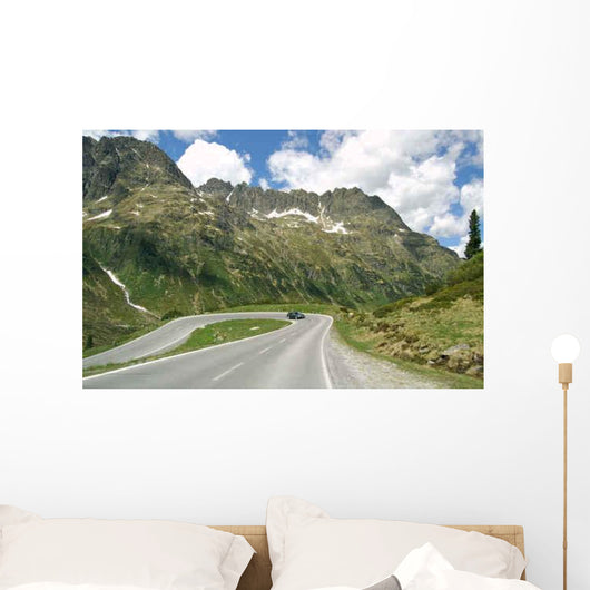 Silvretta Pass Wall Decal