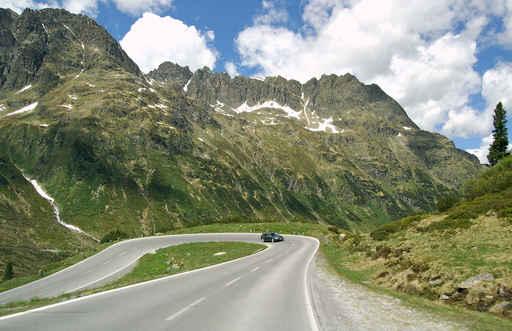 Silvretta Pass Wall Decal