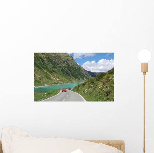 High Alpine Road Wall Decal