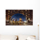 City Skyline Bubble Wall Decal