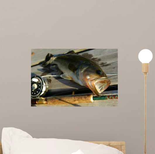 Bass-fishing Wall Decal