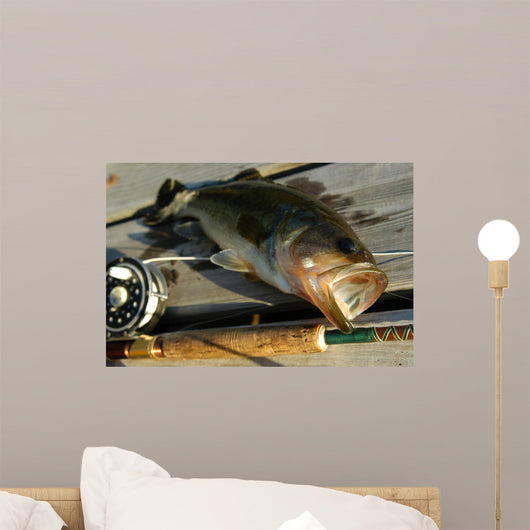 Bass-fishing Wall Decal