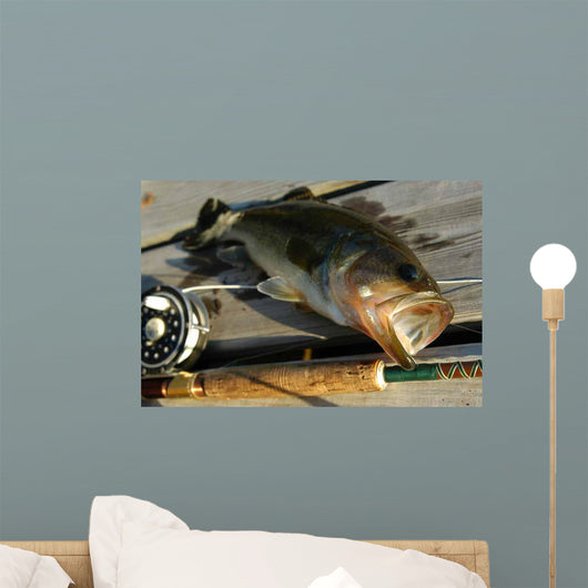 Bass-fishing Wall Decal